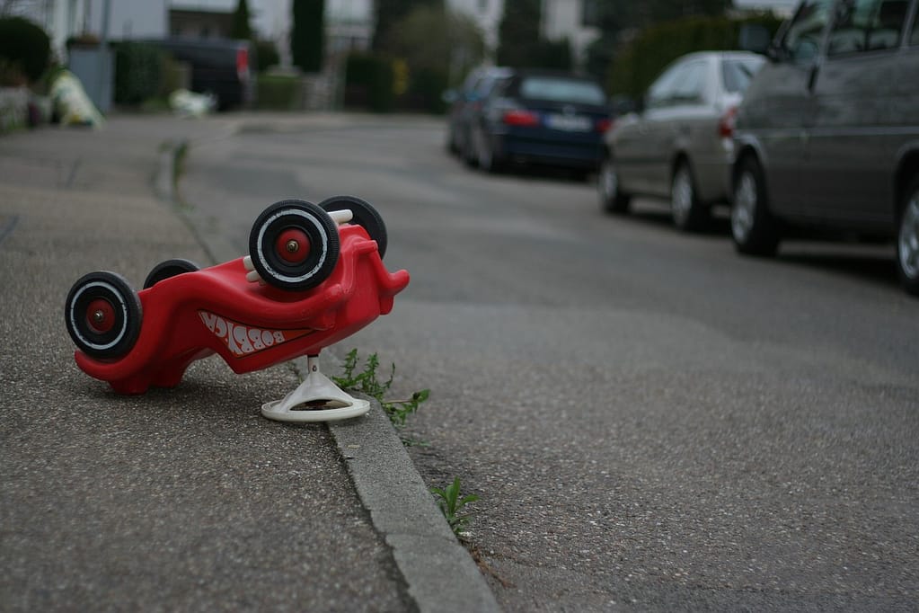 Unfallgefahr für Kinder